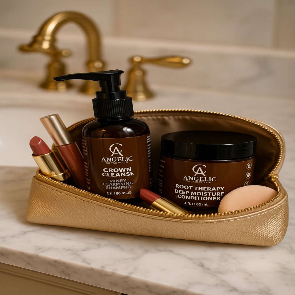 Travel Mini Duo – 2oz Shampoo + Conditioner TSA-Friendly