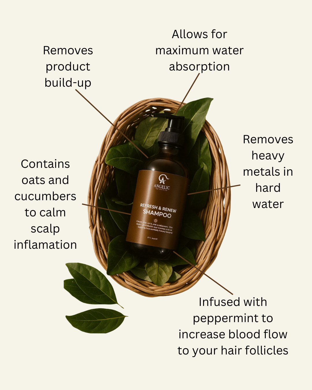 Clarifying Shampoo for Curly Hair – Crown Cleanse – Mint + Oat